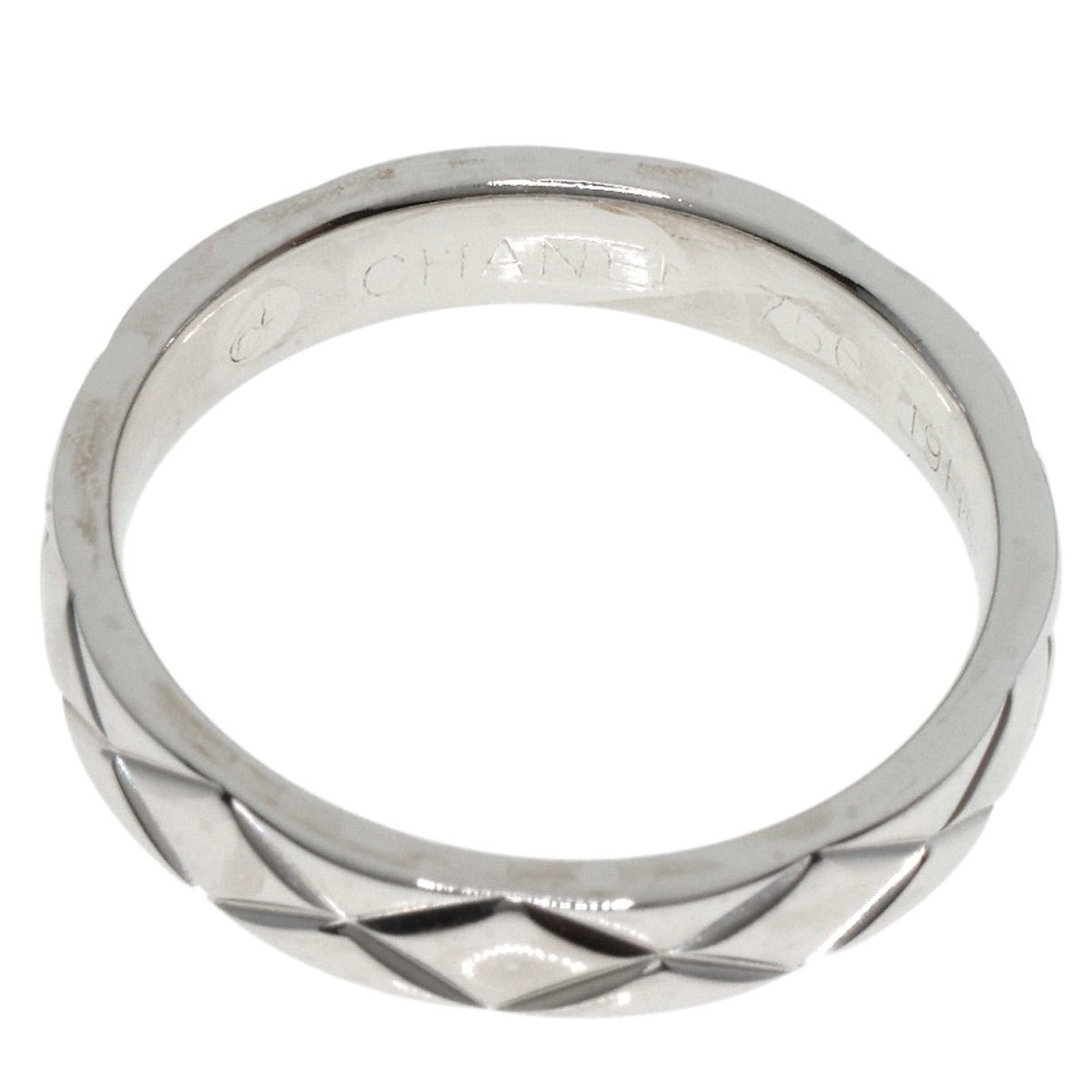 CHANEL Coco Crush #50 Ring, 18K White Gold, Women's,