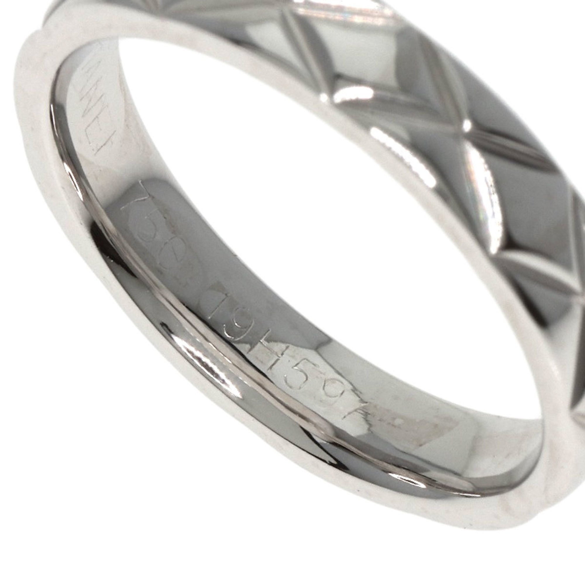 CHANEL Coco Crush #50 Ring, 18K White Gold, Women's,