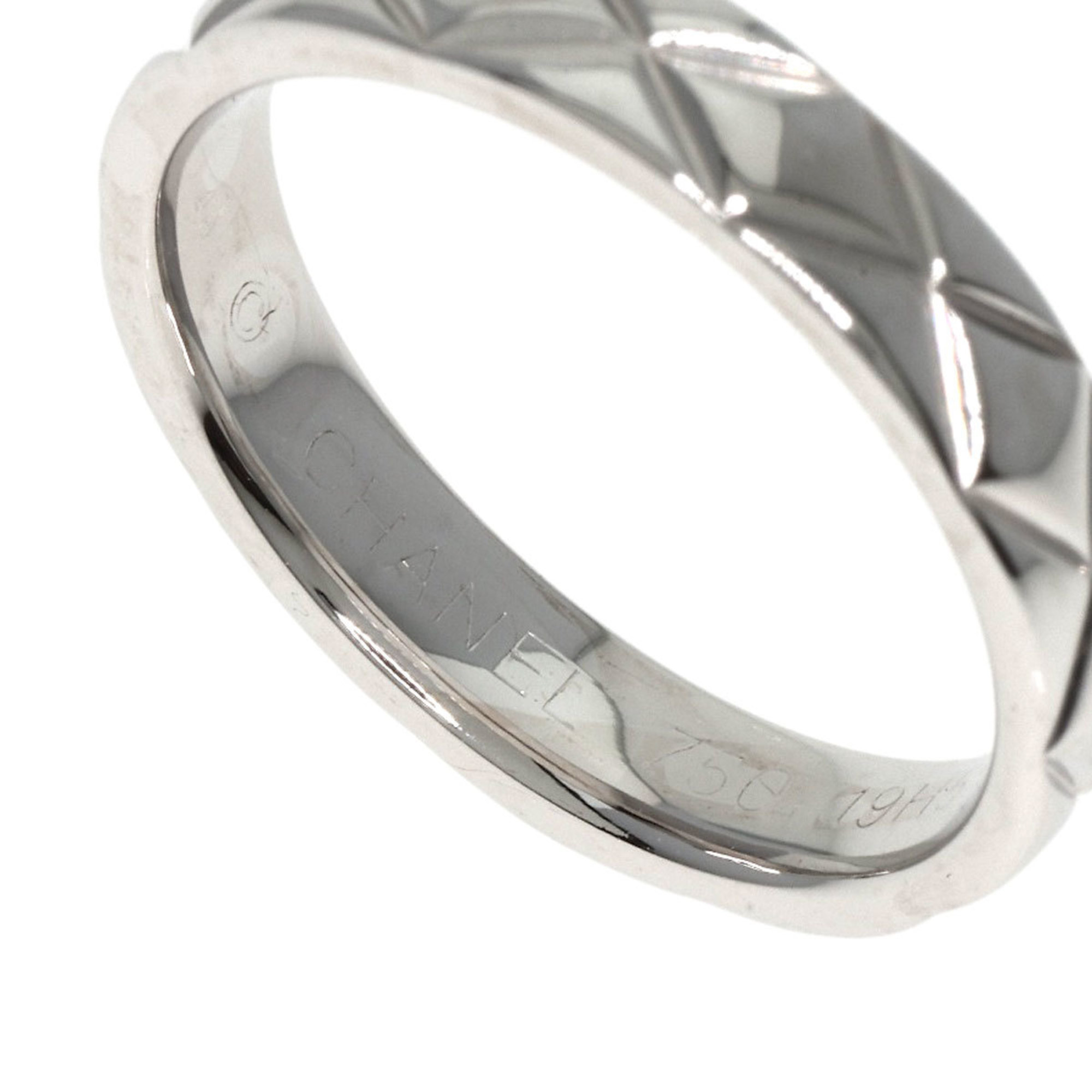 CHANEL Coco Crush #50 Ring, 18K White Gold, Women's,