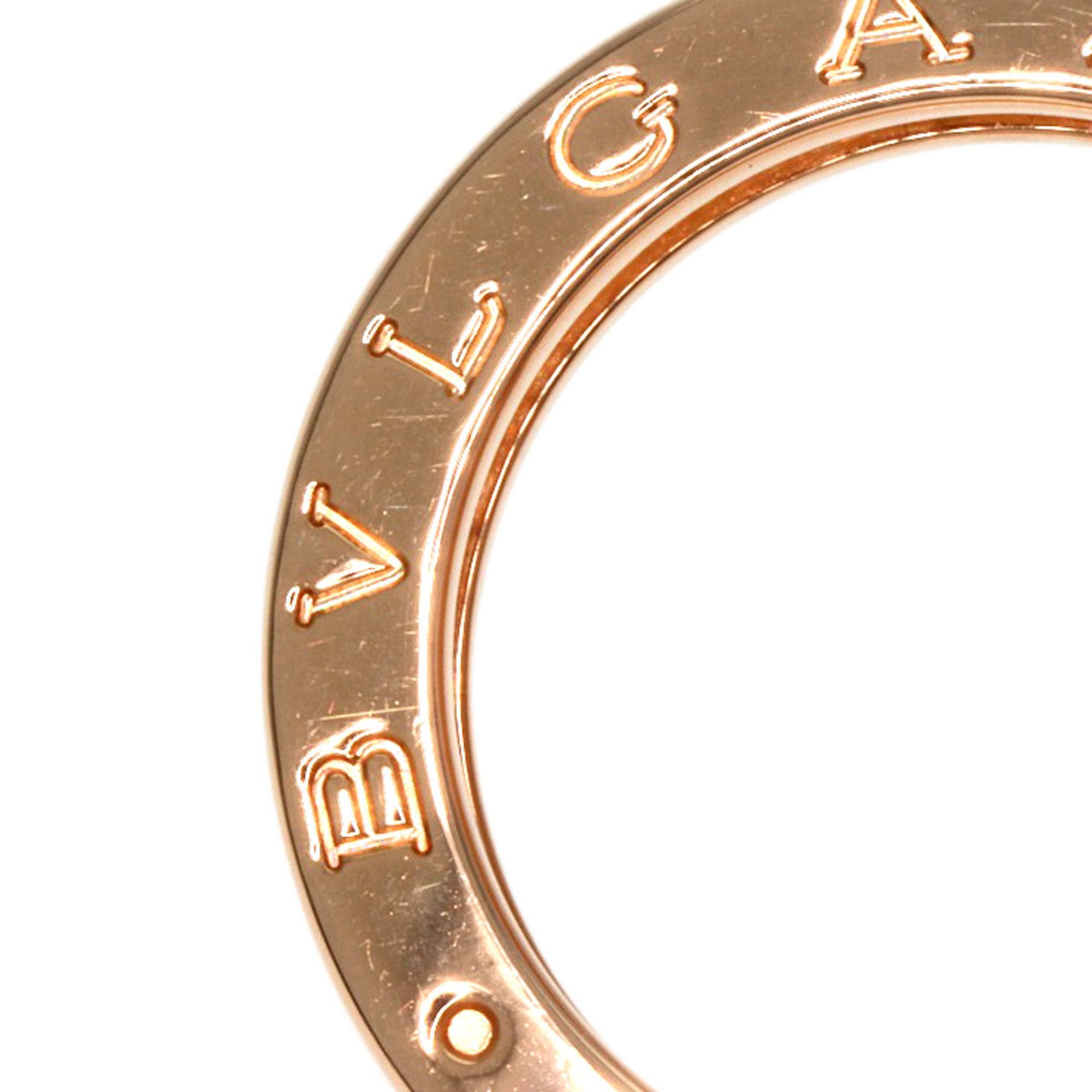 BVLGARI B-zero1 B-zero One Band XS #52 Ring, K18 Pink Gold, Women's