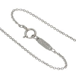 Tiffany solitaire diamond necklace in platinum PT950 for women TIFFANY&Co.