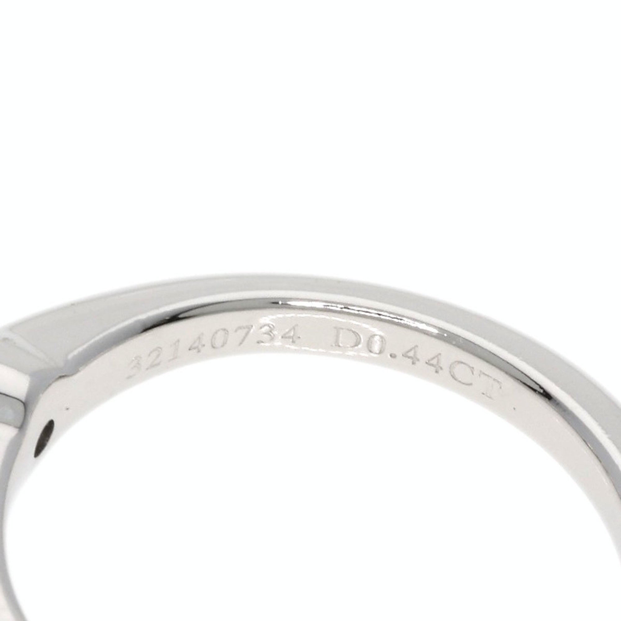 Tiffany Solitaire Diamond Knife Edge Ring, Platinum PT950, Women's, TIFFANY&Co.