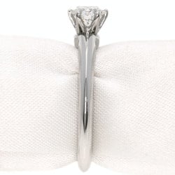 Tiffany Solitaire Diamond Knife Edge Ring, Platinum PT950, Women's, TIFFANY&Co.