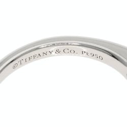 Tiffany Solitaire Diamond Knife Edge Ring, Platinum PT950, Women's, TIFFANY&Co.