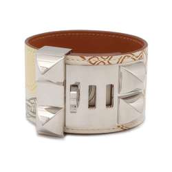 Hermes Bracelet Collier de Chien IN&OUT Print Nata Swift Size T2 B Engraved