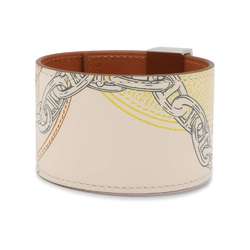 Hermes Bracelet Collier de Chien IN&OUT Print Nata Swift Size T2 B Engraved