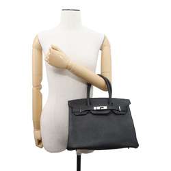 Hermes Birkin 30 Black Togo A Stamp HERMES Handbag