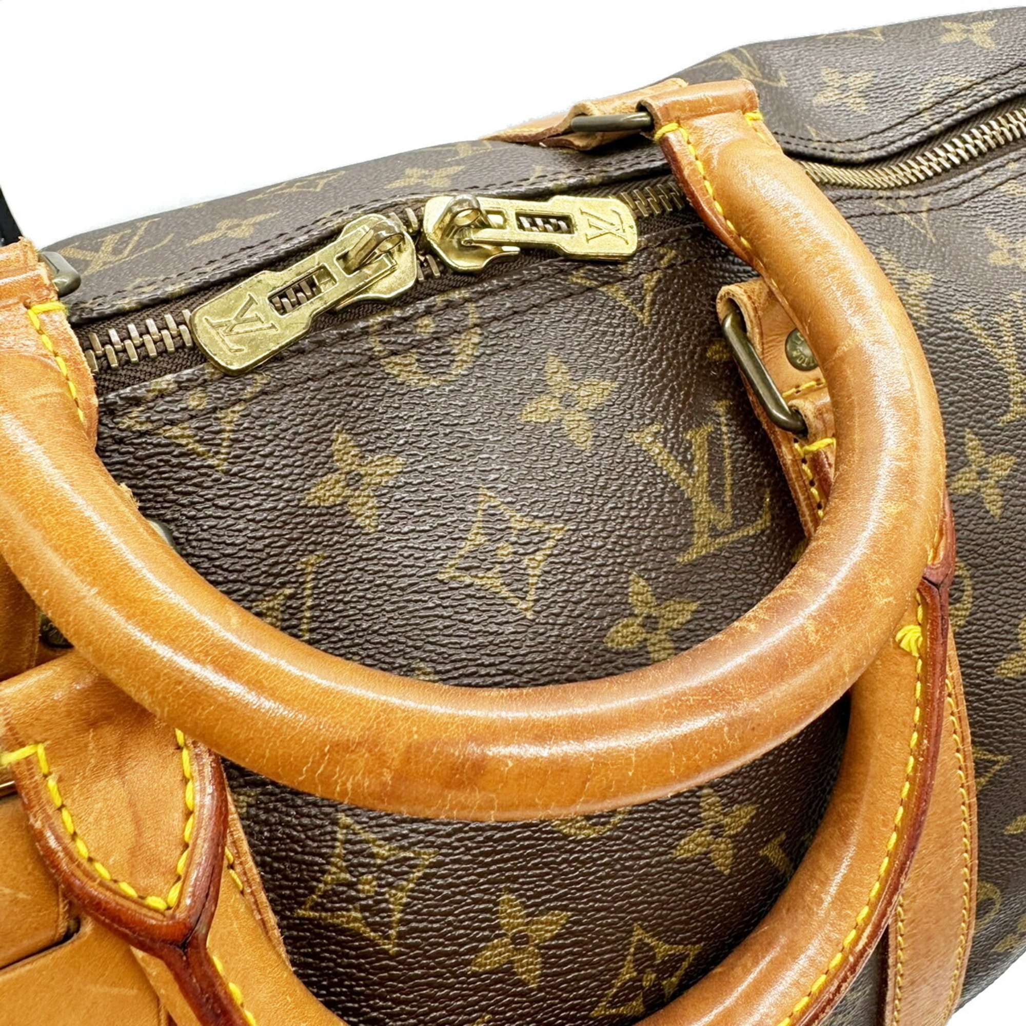 LOUIS VUITTON Louis Vuitton Keepall Bandouliere 50 M41416 Monogram Boston Bag VI982 Men's Women's