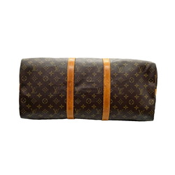 LOUIS VUITTON Louis Vuitton Keepall Bandouliere 50 M41416 Monogram Boston Bag VI982 Men's Women's