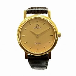 Omega De Ville Quartz K18YG Watch Ladies