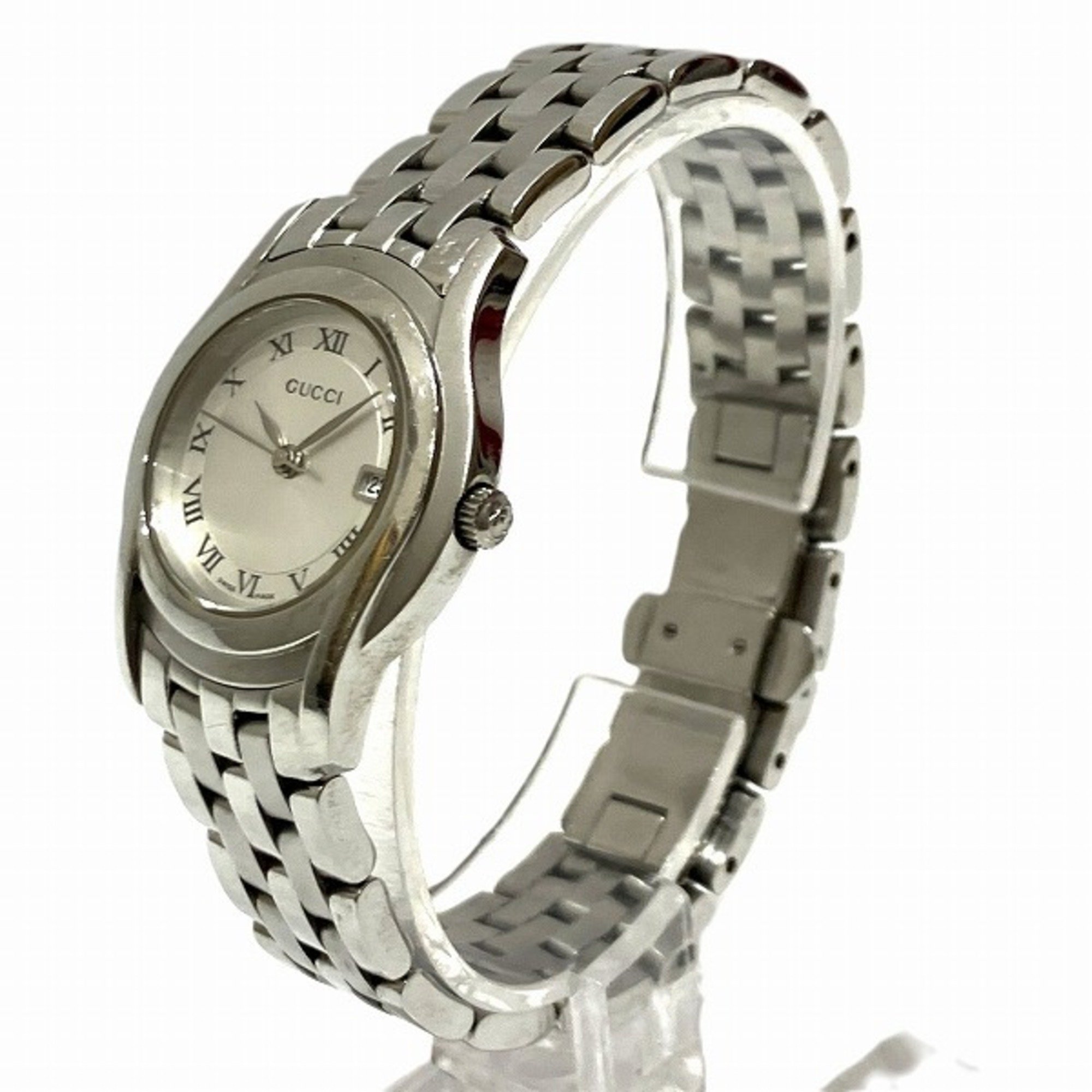 Gucci 5500L Quartz Silver Dial Watch Women's