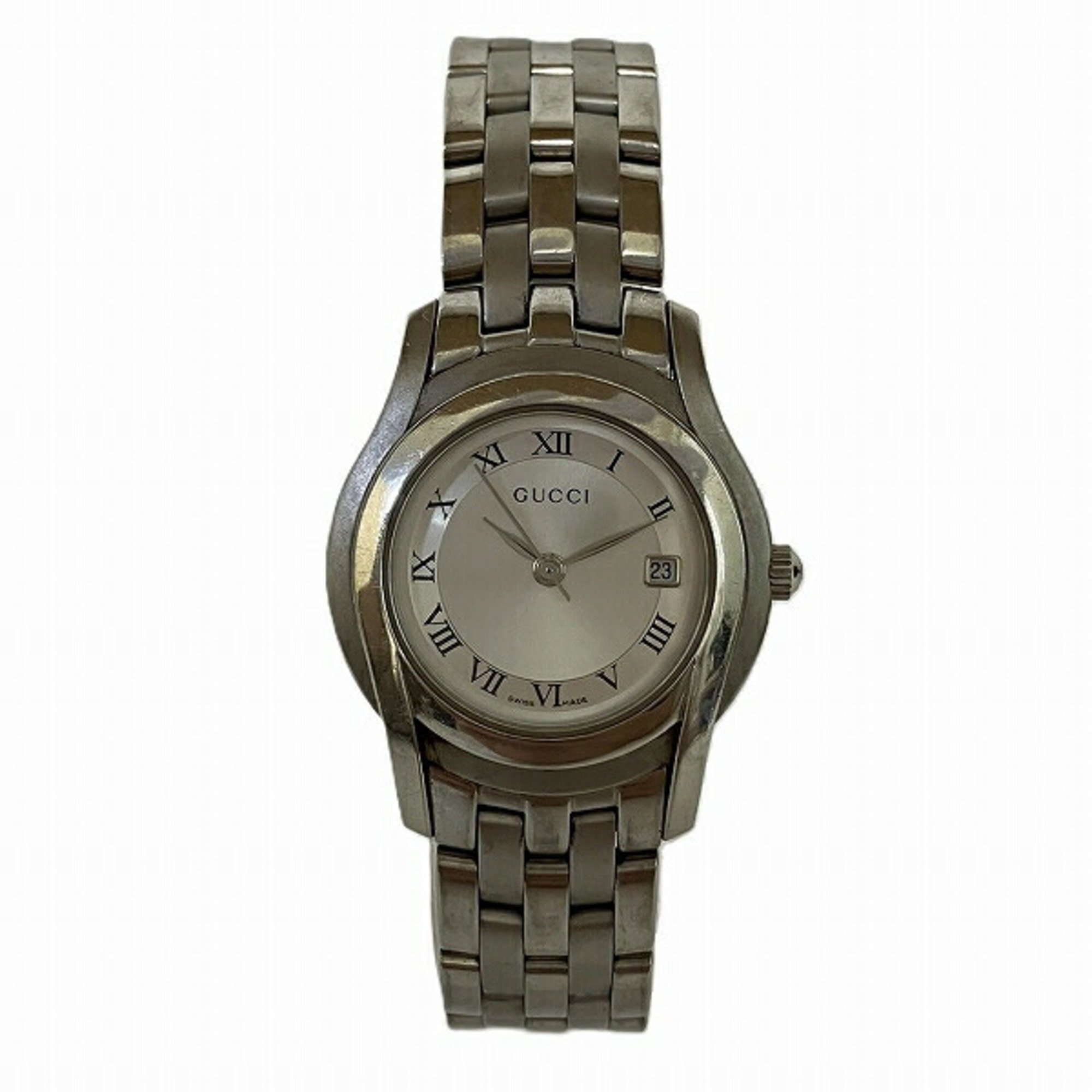 Gucci 5500L Quartz Silver Dial Watch Women's