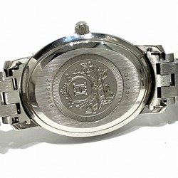 Hermes Clipper Nacré Oval CO1.230 Quartz 12P Diamond Watch Women's