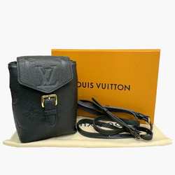 LOUIS VUITTON Tiny Backpack M80596 RFID IC Chip Rucksack Shoulder Bag Daypack Monogram Empreinte Leather Black Women's