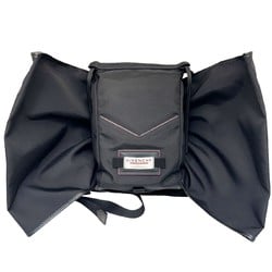 GIVENCHY Eden Small Backpack with Bow Tie Motif, Removable Wings, Nylon, Black, Men's, Women's