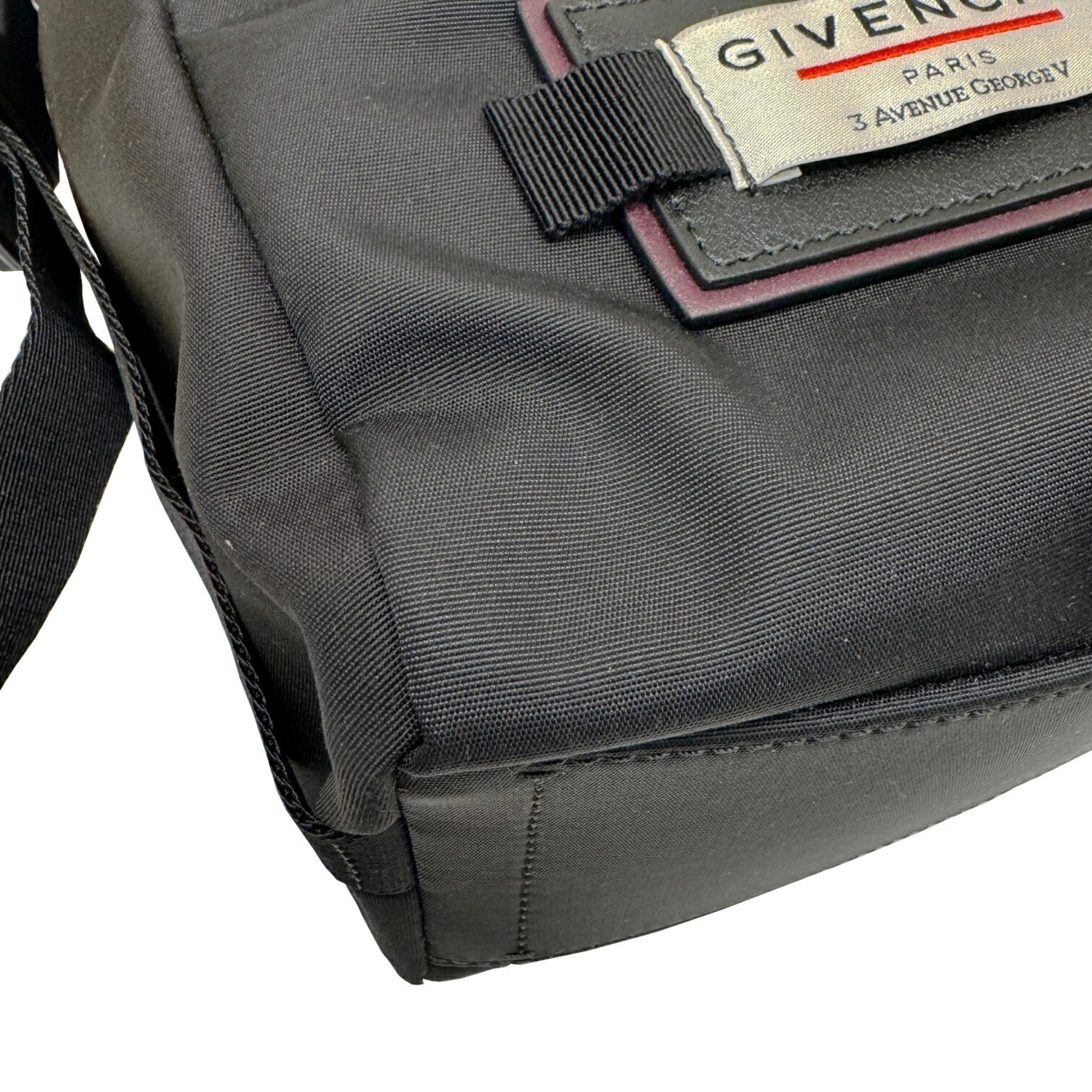 GIVENCHY Eden Small Backpack with Bow Tie Motif, Removable Wings, Nylon, Black, Men's, Women's