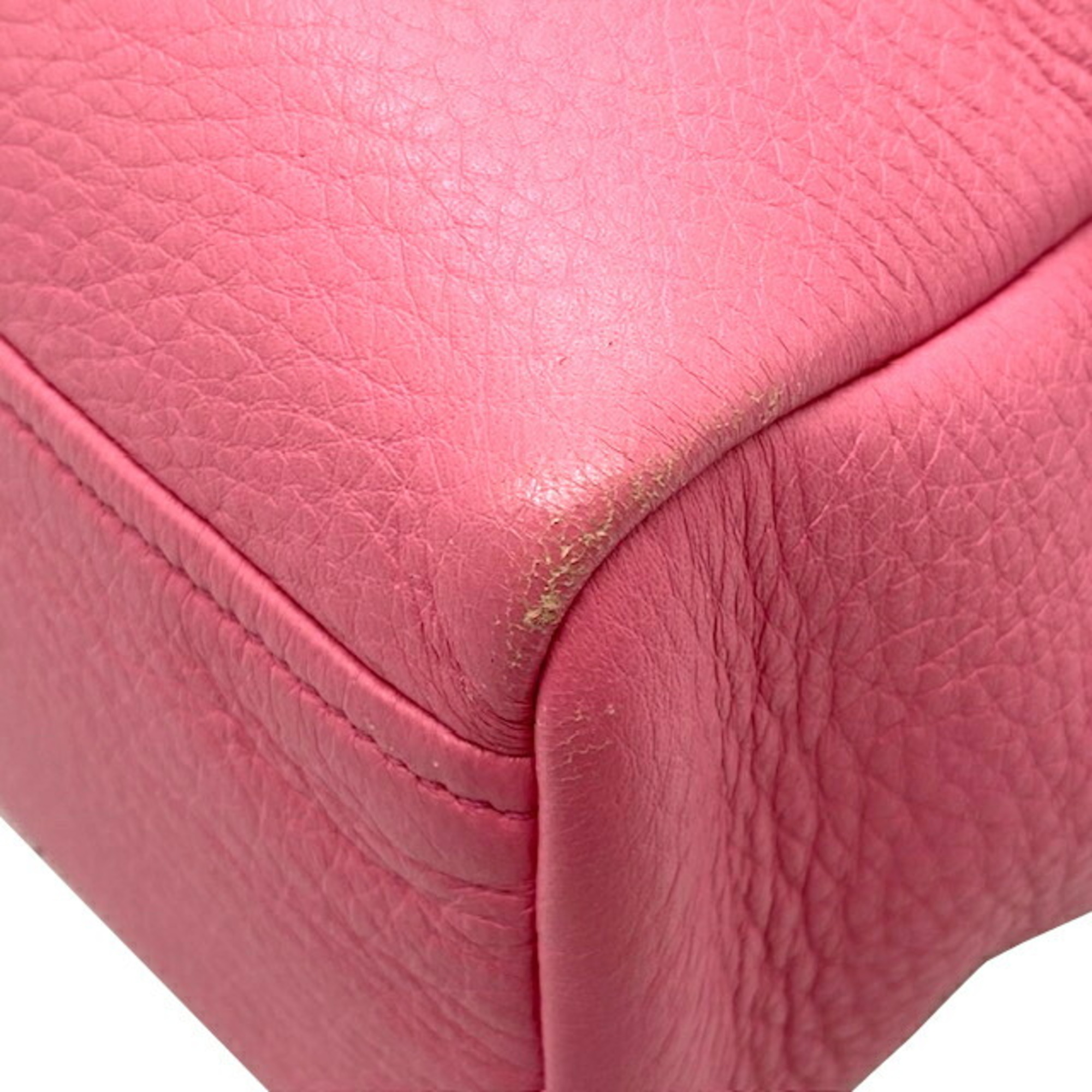 PRADA Prada 2way bag shoulder leather pink 1BA344