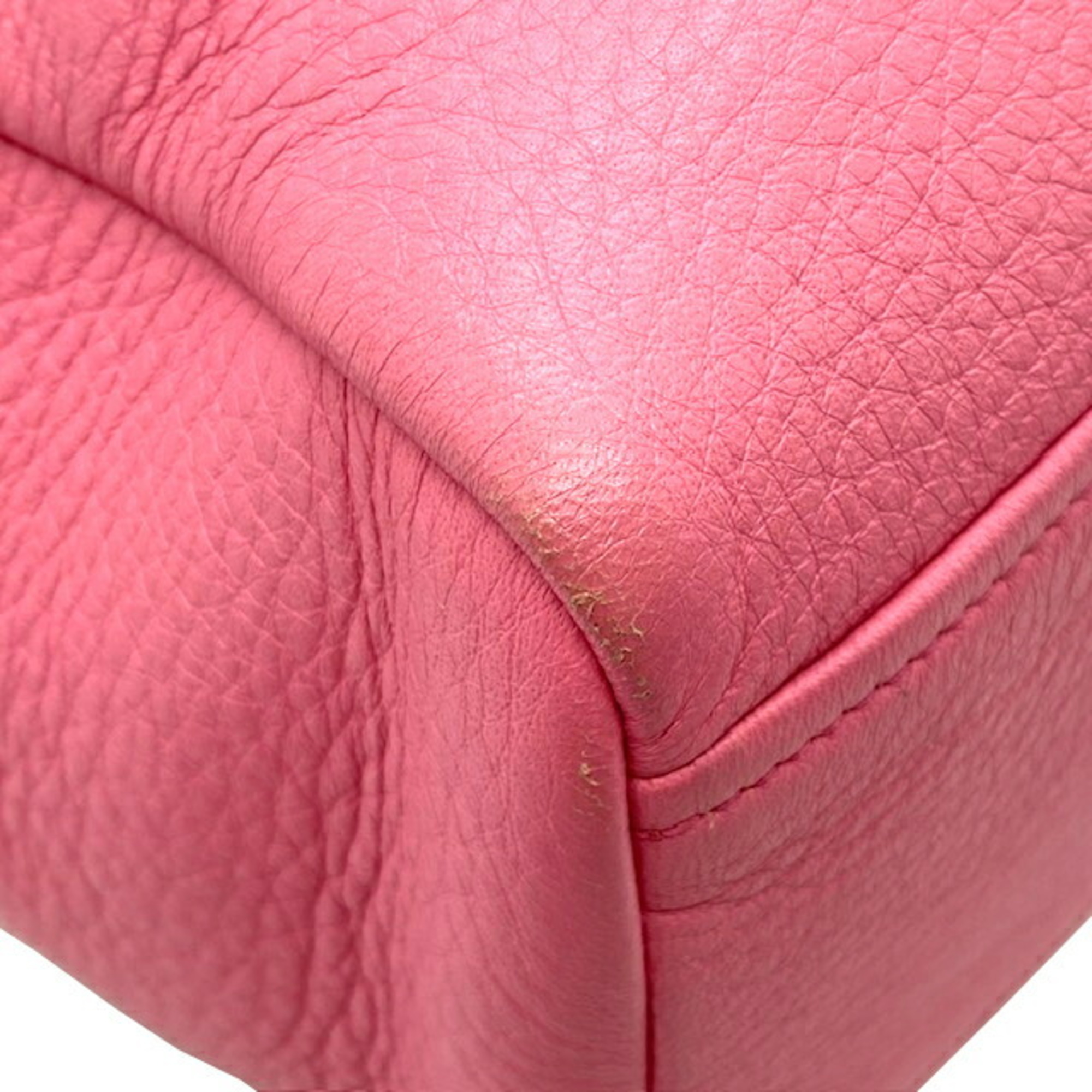 PRADA Prada 2way bag shoulder leather pink 1BA344