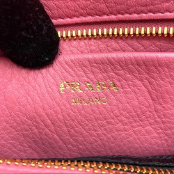 PRADA Prada 2way bag shoulder leather pink 1BA344