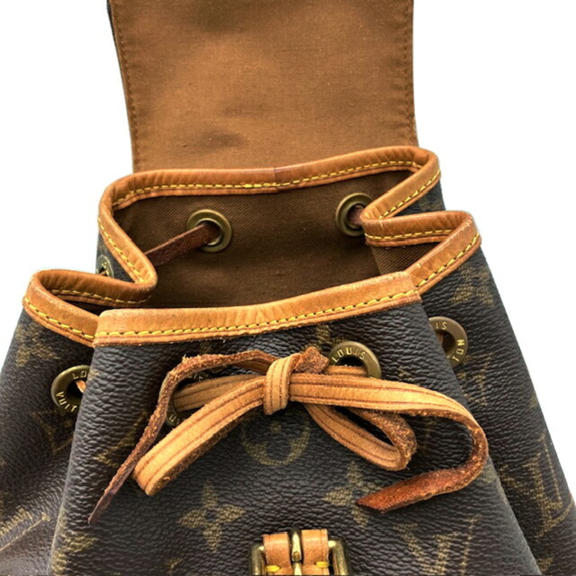 LOUIS VUITTON Louis Vuitton Monogram Montsouris M51137 SP0967 Backpack Rucksack Women's