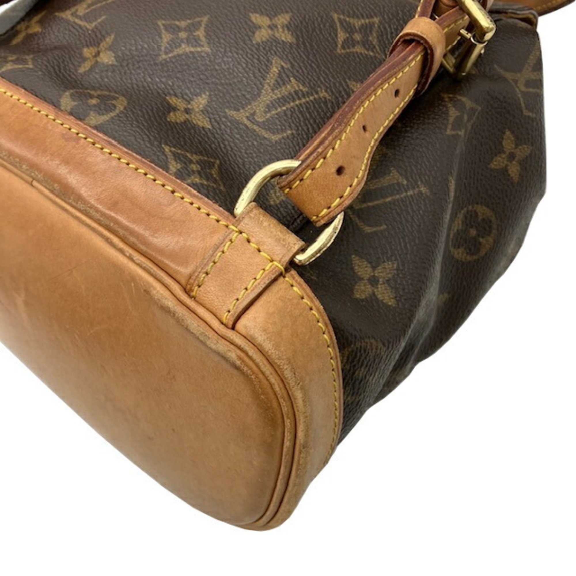 LOUIS VUITTON Louis Vuitton Monogram Montsouris M51137 SP0967 Backpack Rucksack Women's