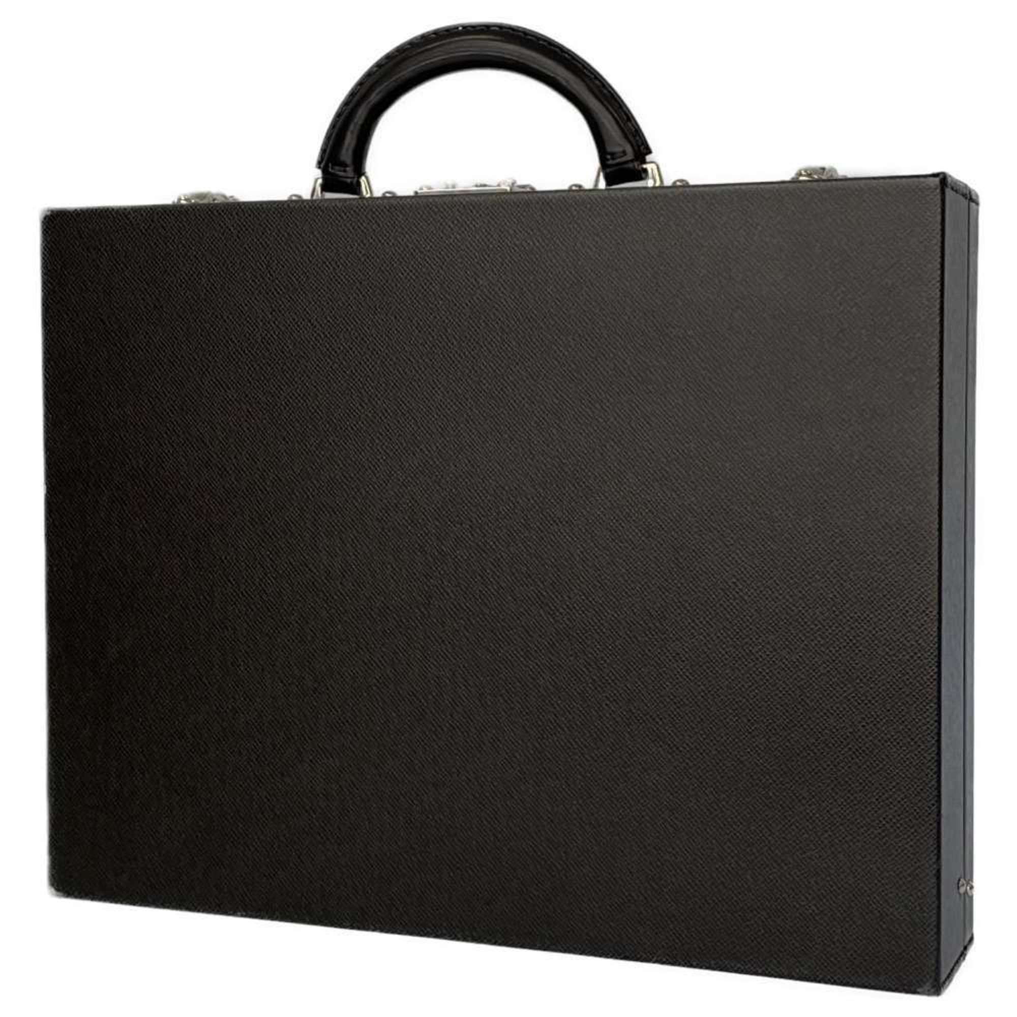 Louis Vuitton Attache Case Taiga Diplomat M30012 Bag Trunk Black