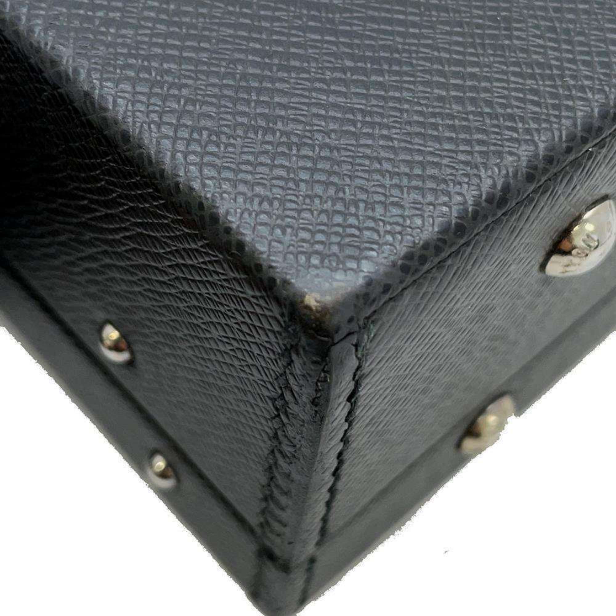 Louis Vuitton Attache Case Taiga Diplomat M30012 Bag Trunk Black