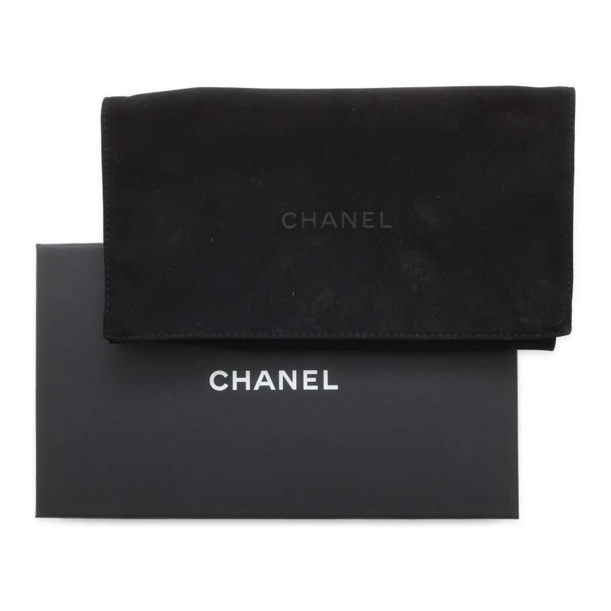 Chanel Long Wallet Matelasse Icon Charm Coco Mark Lambskin CHANEL Black