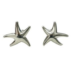 Tiffany & Co. Starfish Earrings, Star, 3.5g, SV925, Silver, 925, Women's