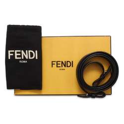 Fendi Shoulder Bag Leather 7AS034 FENDI Pochette Black