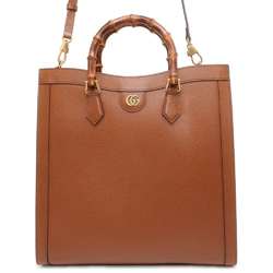 Gucci Tote Bag Diana Bamboo Leather Large 703218 GUCCI 2way Shoulder