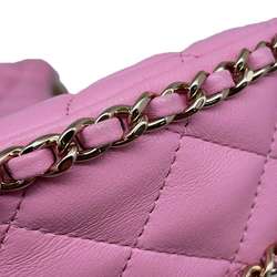 Chanel Chain Shoulder Bag Matelasse Coco Mark Small Hobo Lambskin AS3917 CHANEL