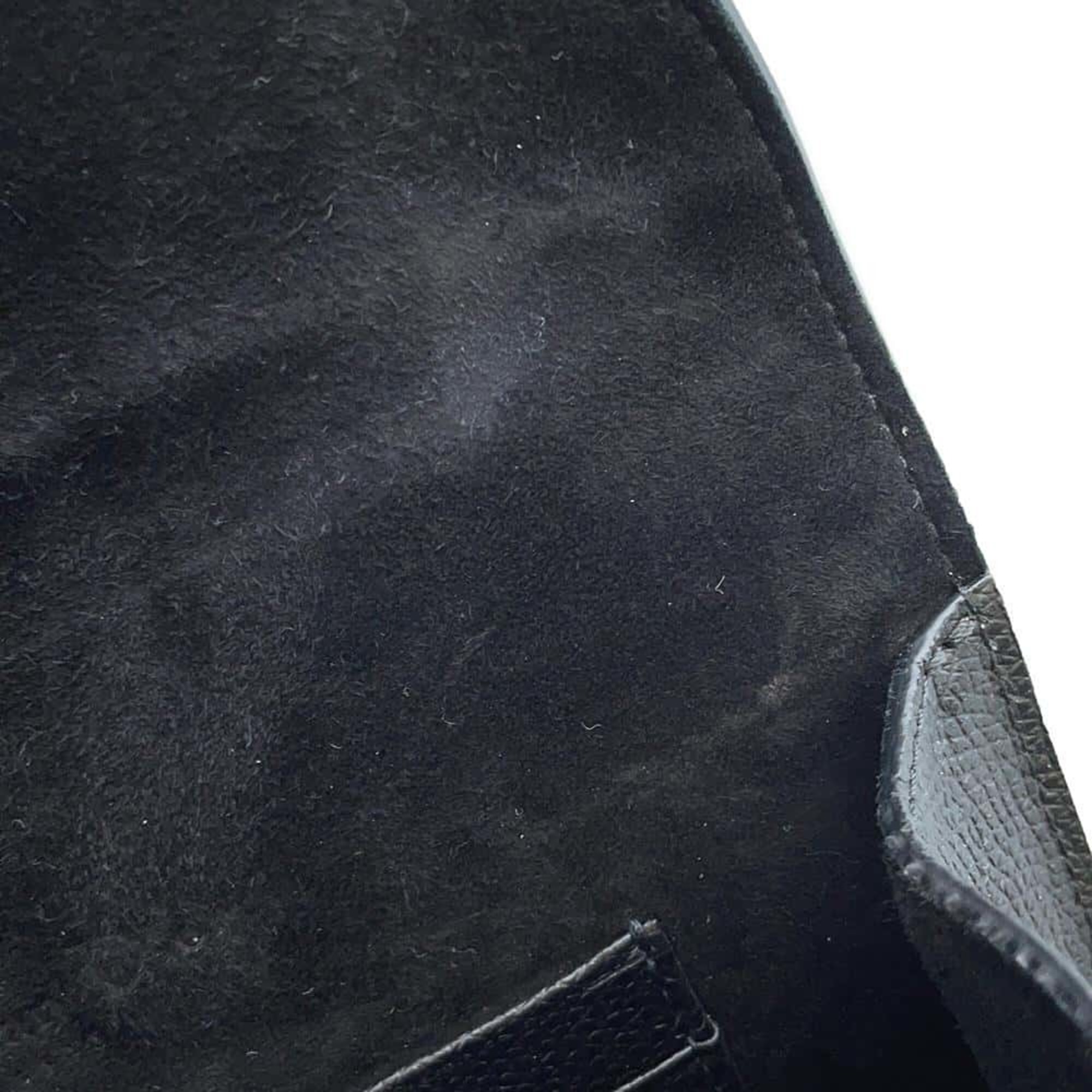 Christian Dior Body Bag Saddle Leather Waist Pouch Black