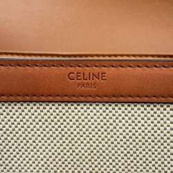 Celine shoulder bag classic triomphe canvas leather 191242 CELINE