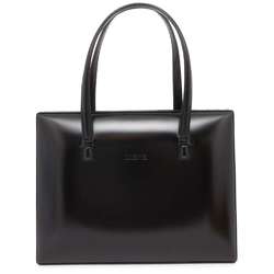 LOEWE handbag leather bag black