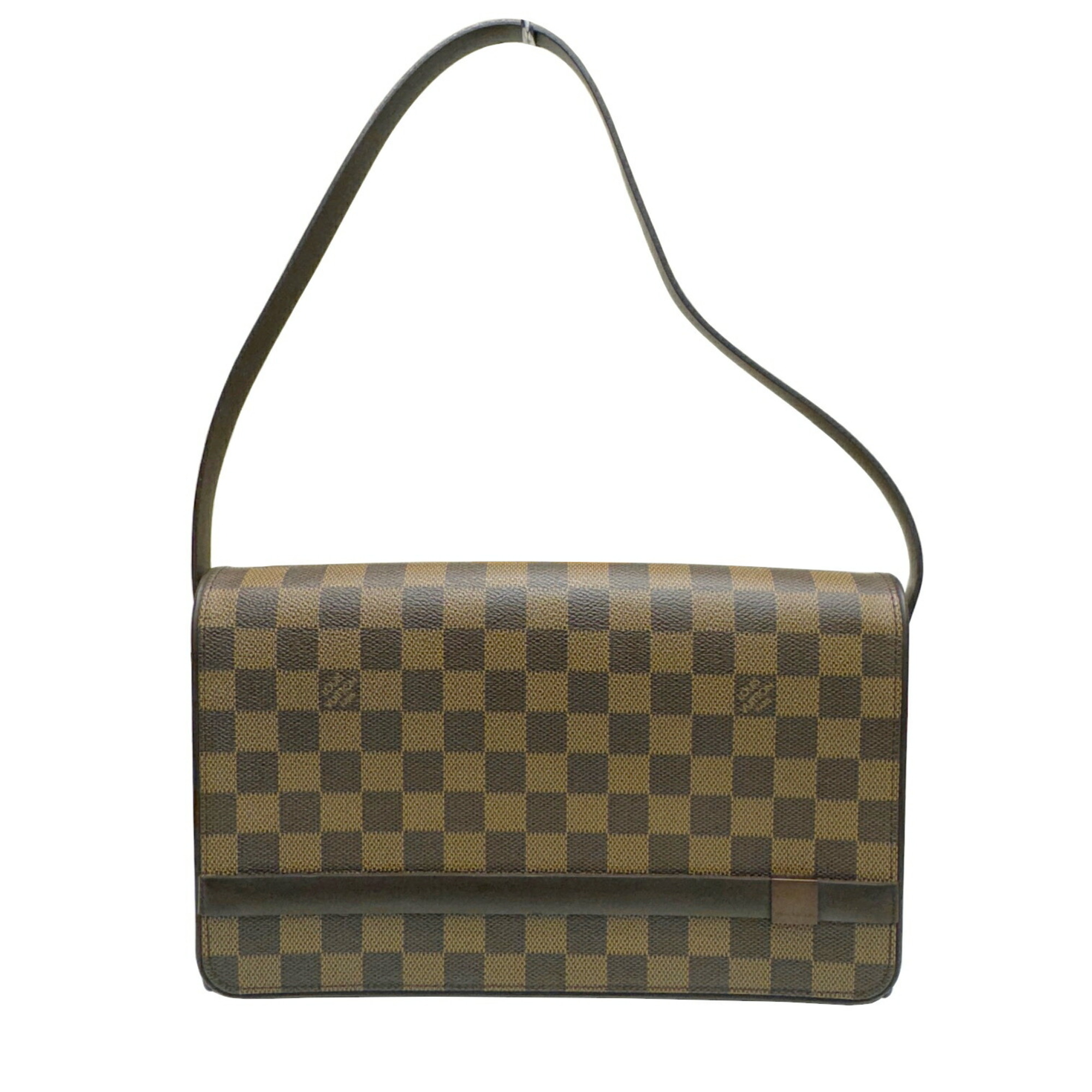 LOUIS VUITTON Louis Vuitton Tribeca Ron Damier N51160 TH0012 Brown Handbag Shoulder Bag Women's