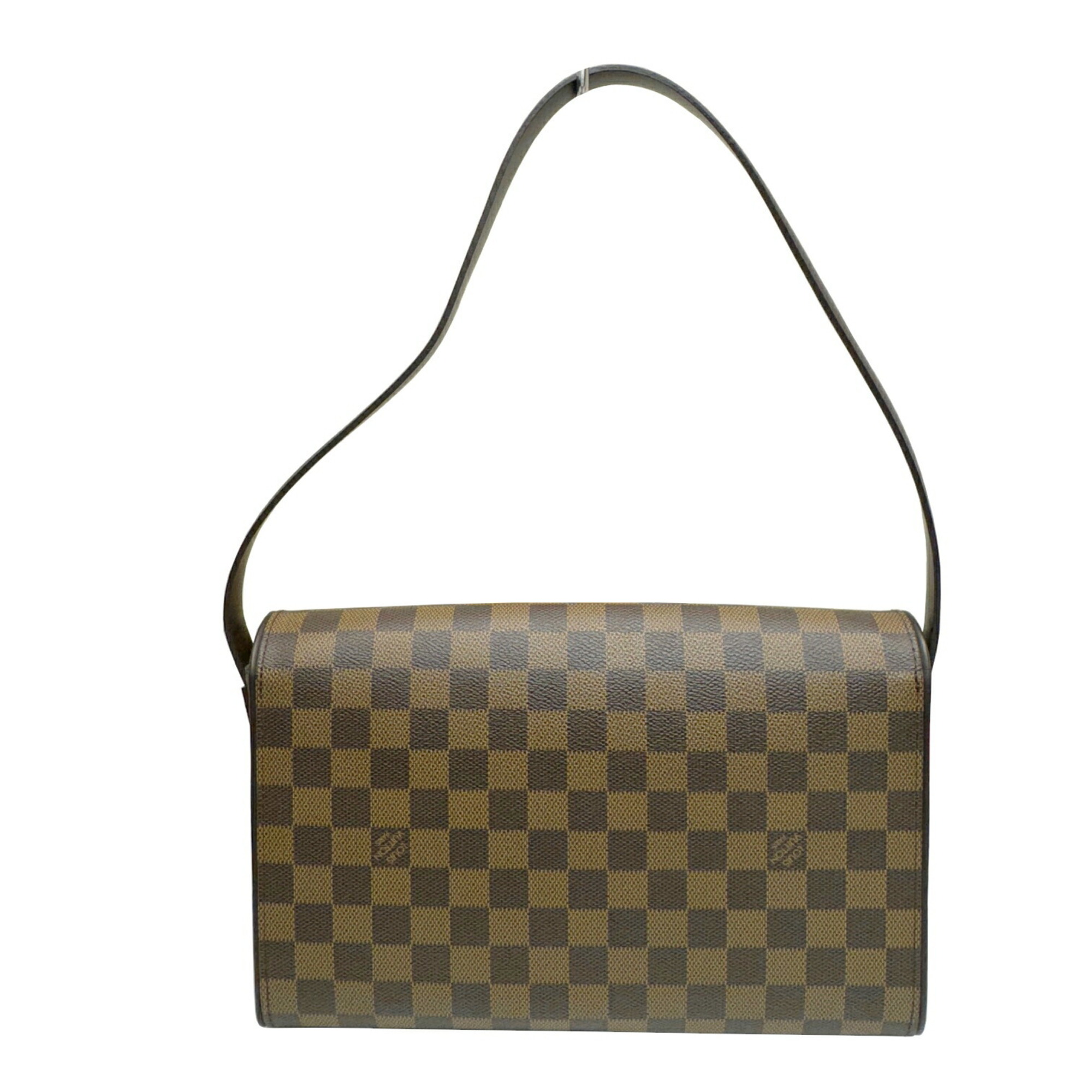 LOUIS VUITTON Louis Vuitton Tribeca Ron Damier N51160 TH0012 Brown Handbag Shoulder Bag Women's