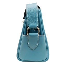 HERMES Kelly 24 PM New Blue Jean Evercolor W Stamp 2024 Men's Women's Shoulder Bag