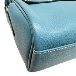 HERMES Kelly 24 PM New Blue Jean Evercolor W Stamp 2024 Men's Women's Shoulder Bag