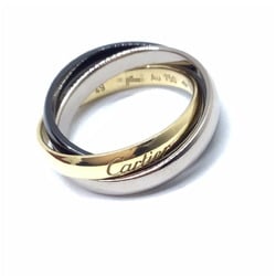 Cartier Classic Trinity Ring Three Color WG YG Lamic Black #49 Fashion Finger Wedding Ladies