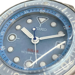 SEIKO Diver Watch SS Solar V145-OH40 Quartz Wristwatch Men's