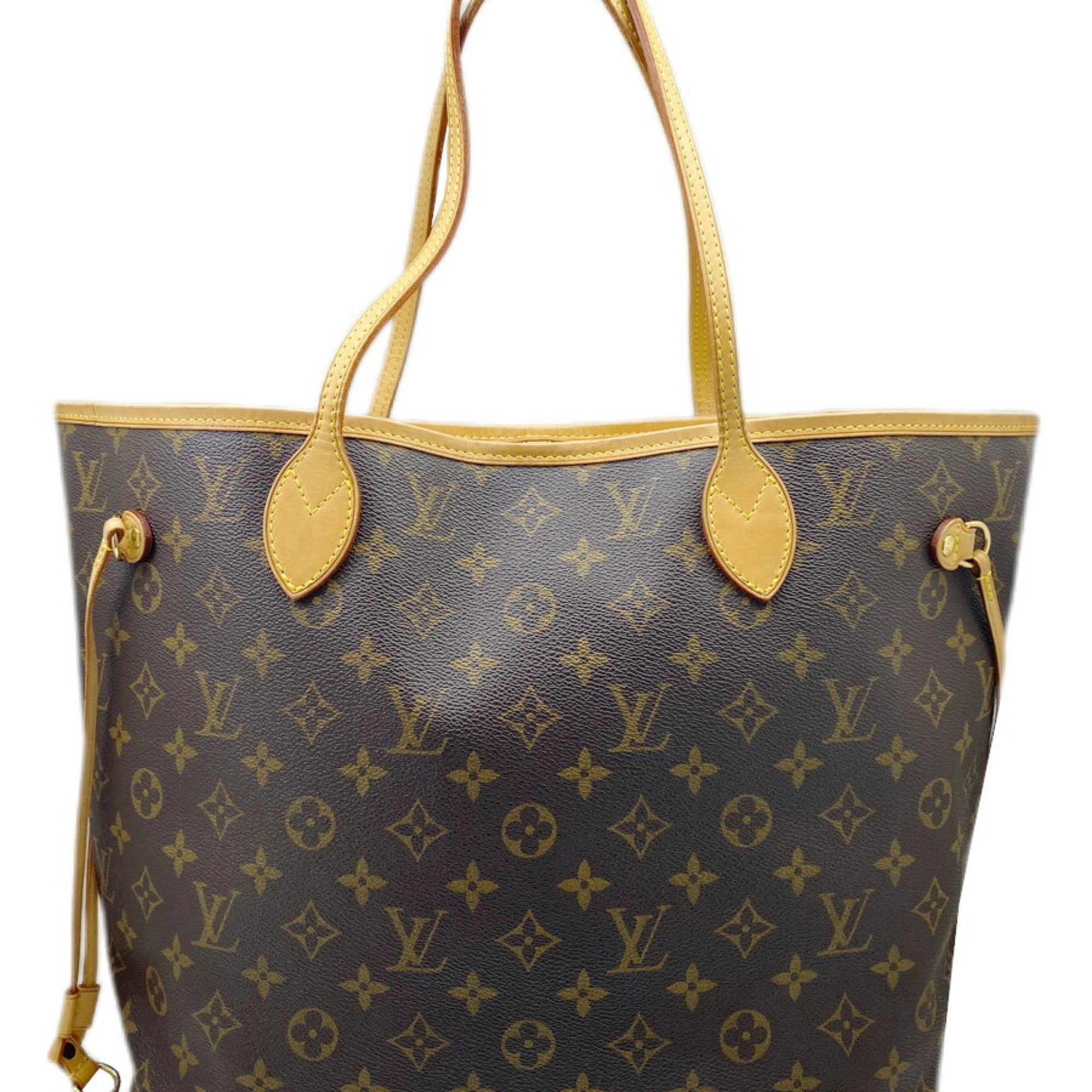 Louis Vuitton Neverfull MM Shoulder Bag Tote Monogram Brown M40156 Women's M46987 MS2151