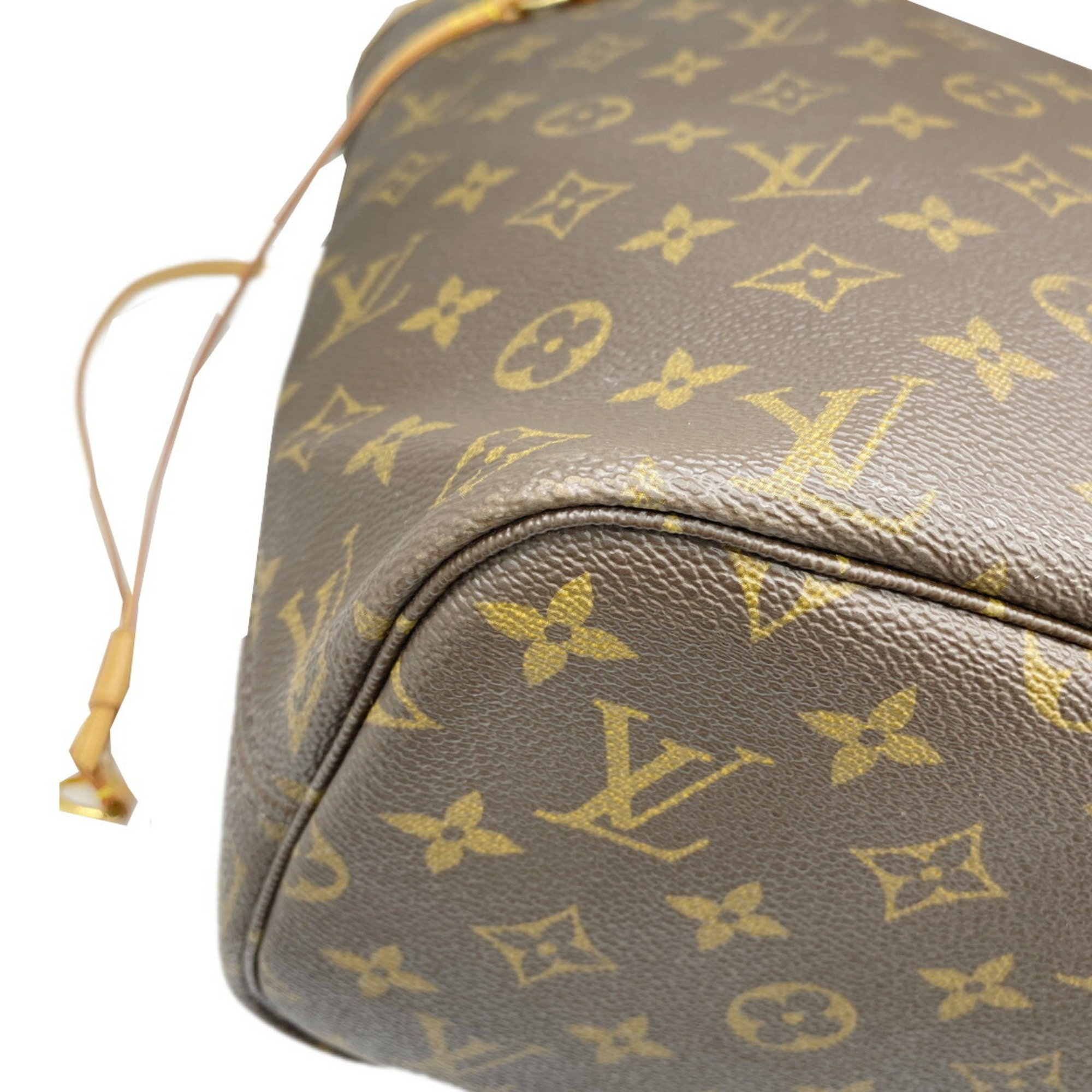 Louis Vuitton Neverfull MM Shoulder Bag Tote Monogram Brown M40156 Women's M46987 MS2151