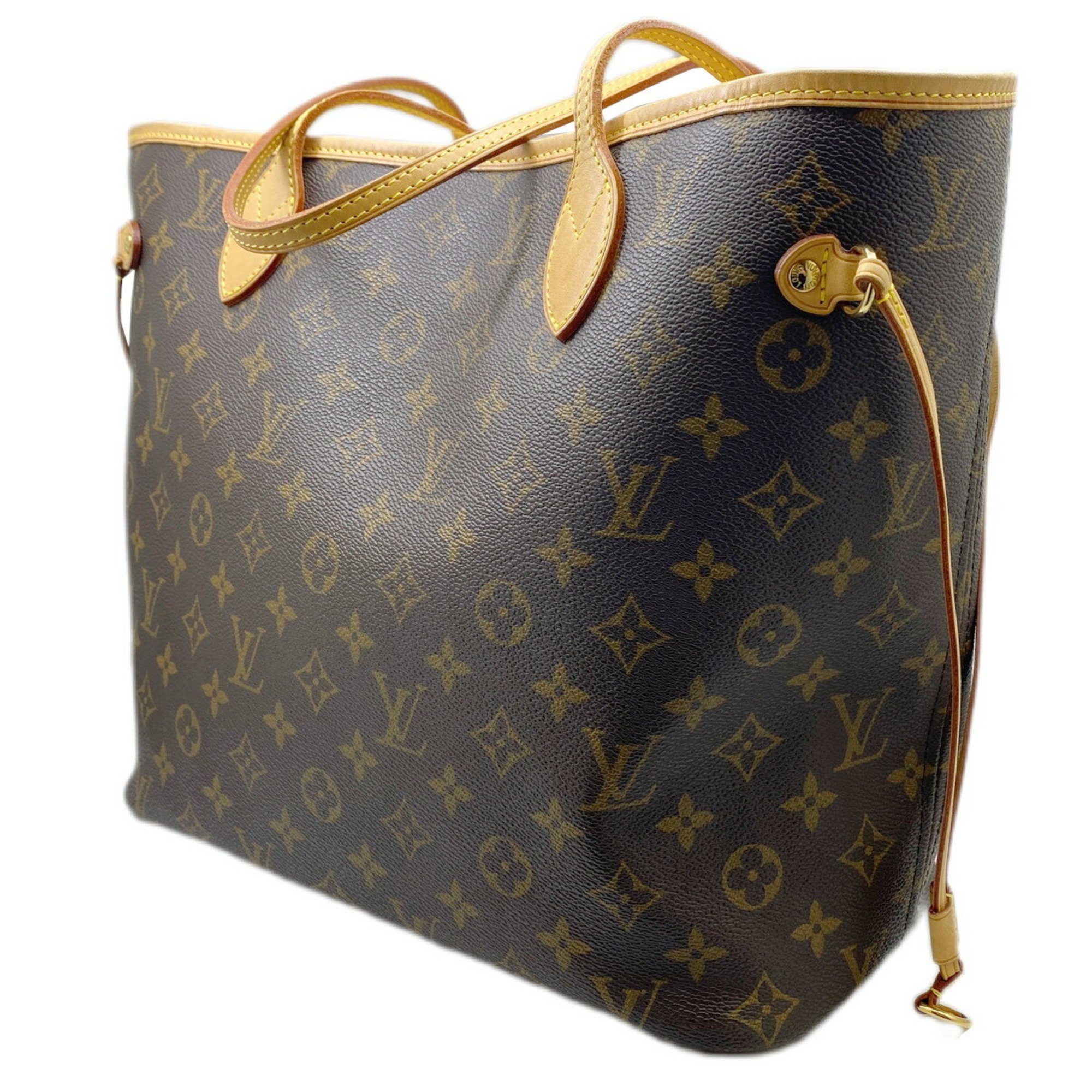 Louis Vuitton Neverfull MM Shoulder Bag Tote Monogram Brown M40156 Women's M46987 MS2151