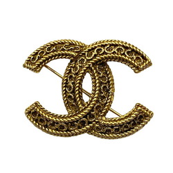 CHANEL Coco Mark Brooch Gold