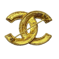 CHANEL Coco Mark Brooch Gold