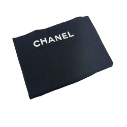 CHANEL Coco Mark Shoulder Bag Rabbit Fur Leather Black 9th Series