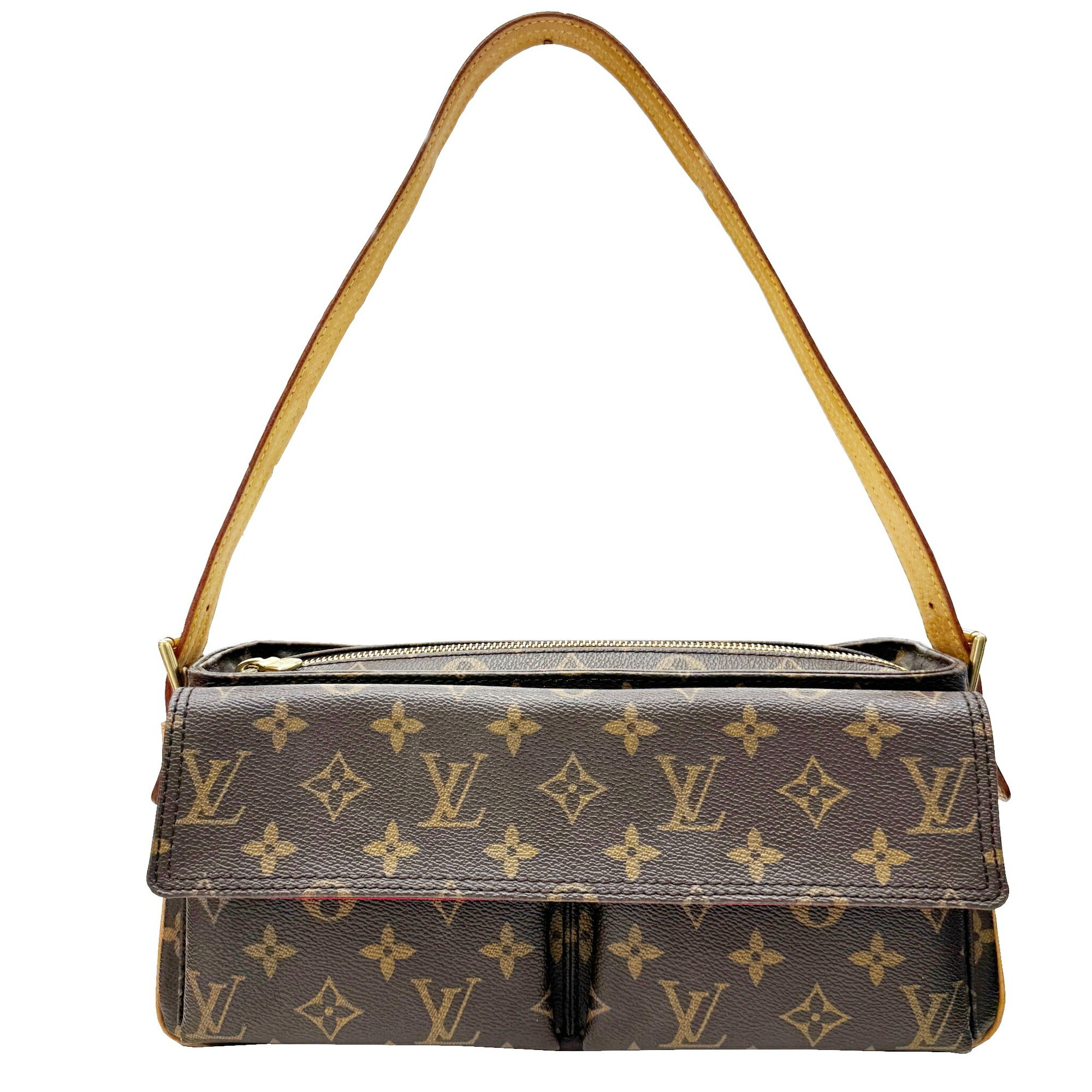 LOUIS VUITTON Louis Vuitton Viva Cite MM Monogram M51164 AR1014 Shoulder Bag Women's Canvas Brown