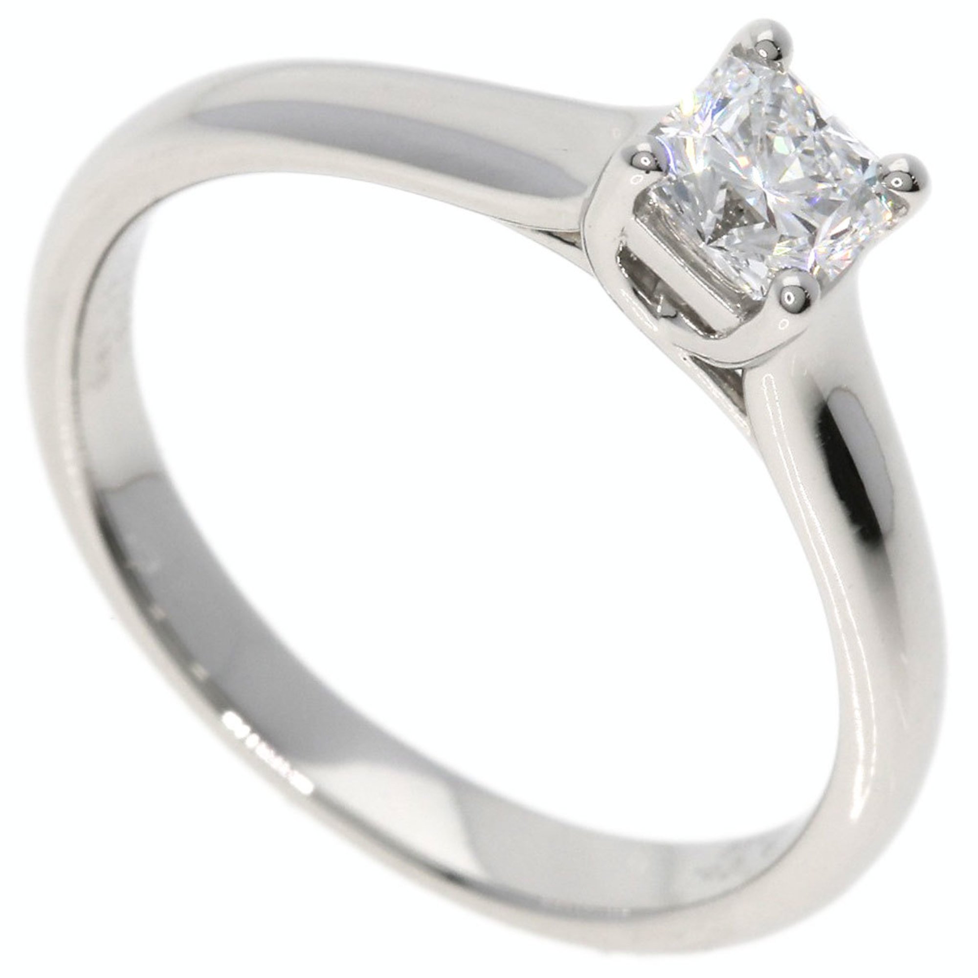 Tiffany Square Princess Diamond Ring, Platinum PT950, Women's, TIFFANY&Co.