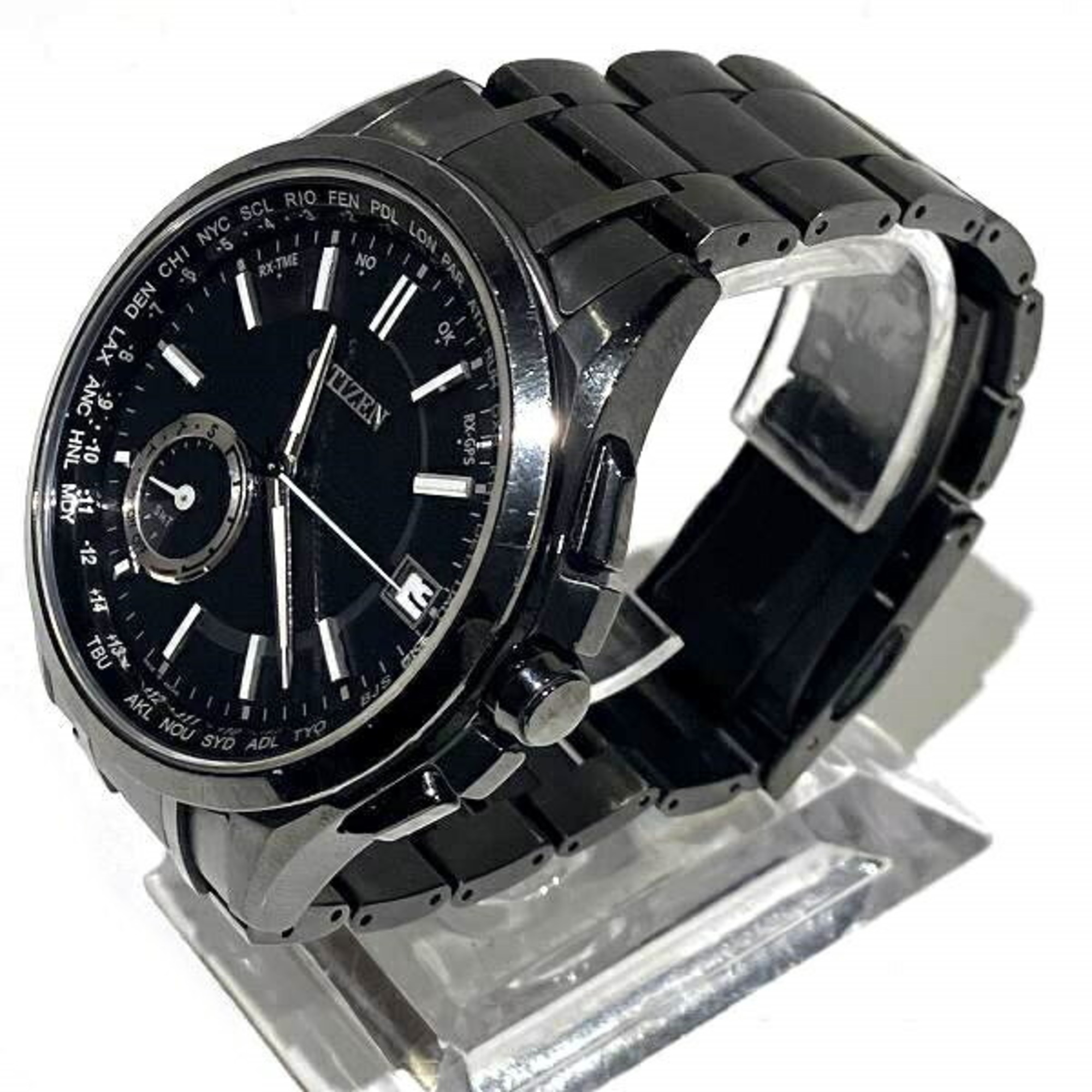 Citizen Attesa F150-T021590 Radio Solar Black Dial Watch Men's